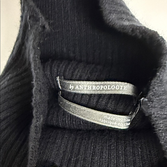 Anthropologie Black Thea Long-Sleeve Twofer Maxi Dress - Picture 8 of 12